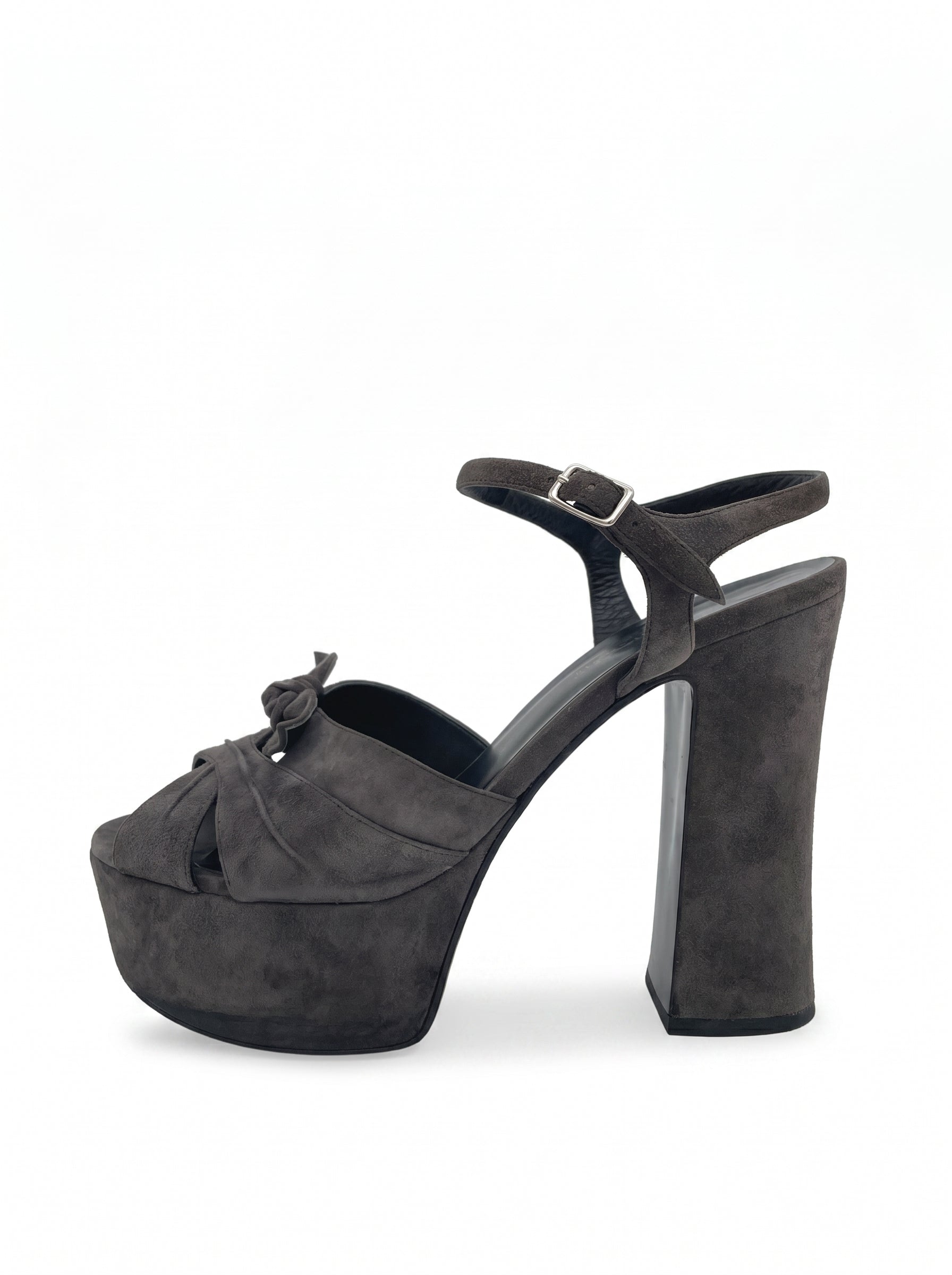 Saint Laurent / YSL Candy Sandale mit Absatz EU 38 Grau