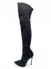 Casadei Blade Overknee Stiefel EU 40.5 Schwarz