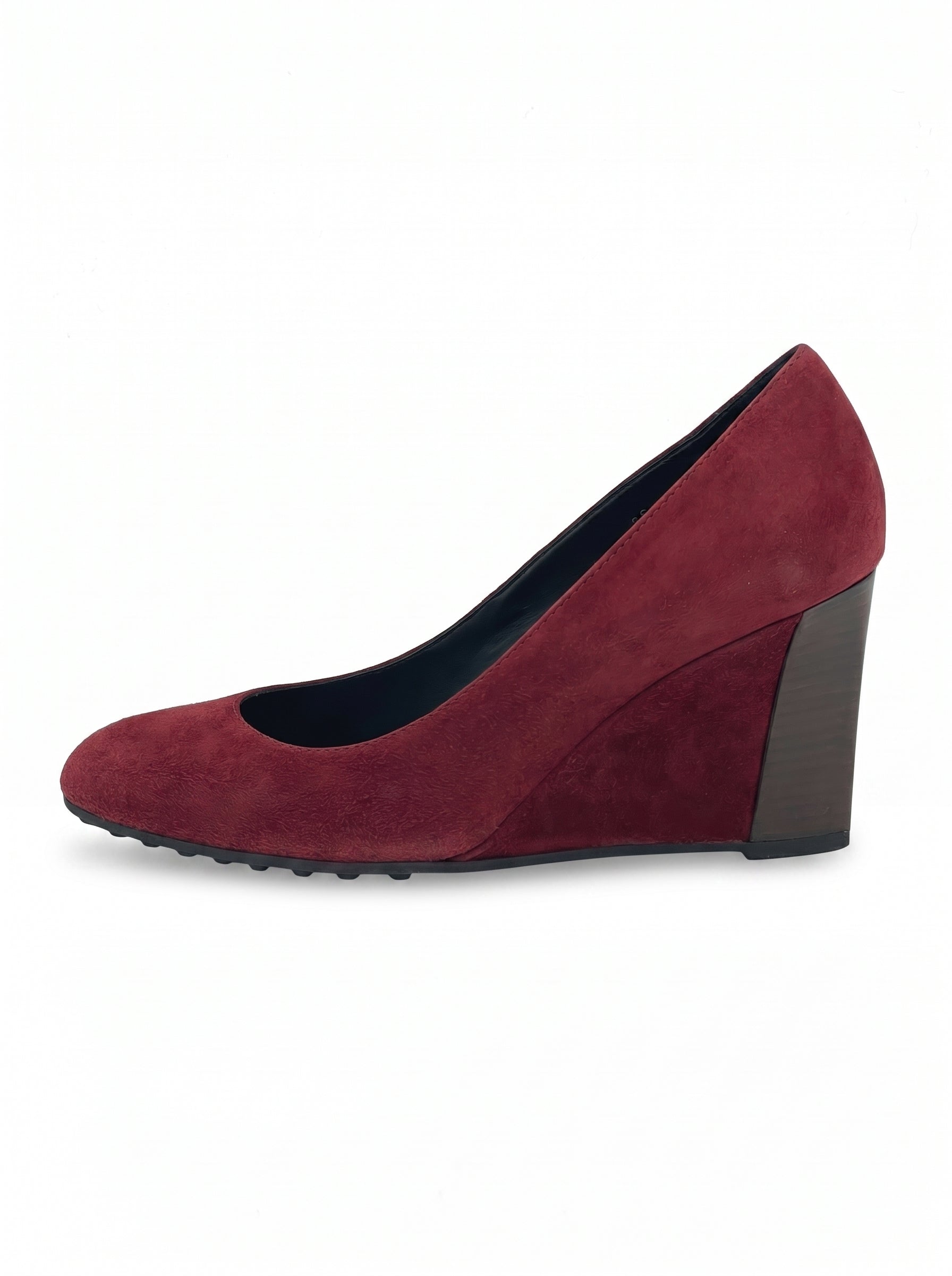 Tod's Gommini Wedge Pump EU 38 Rot
