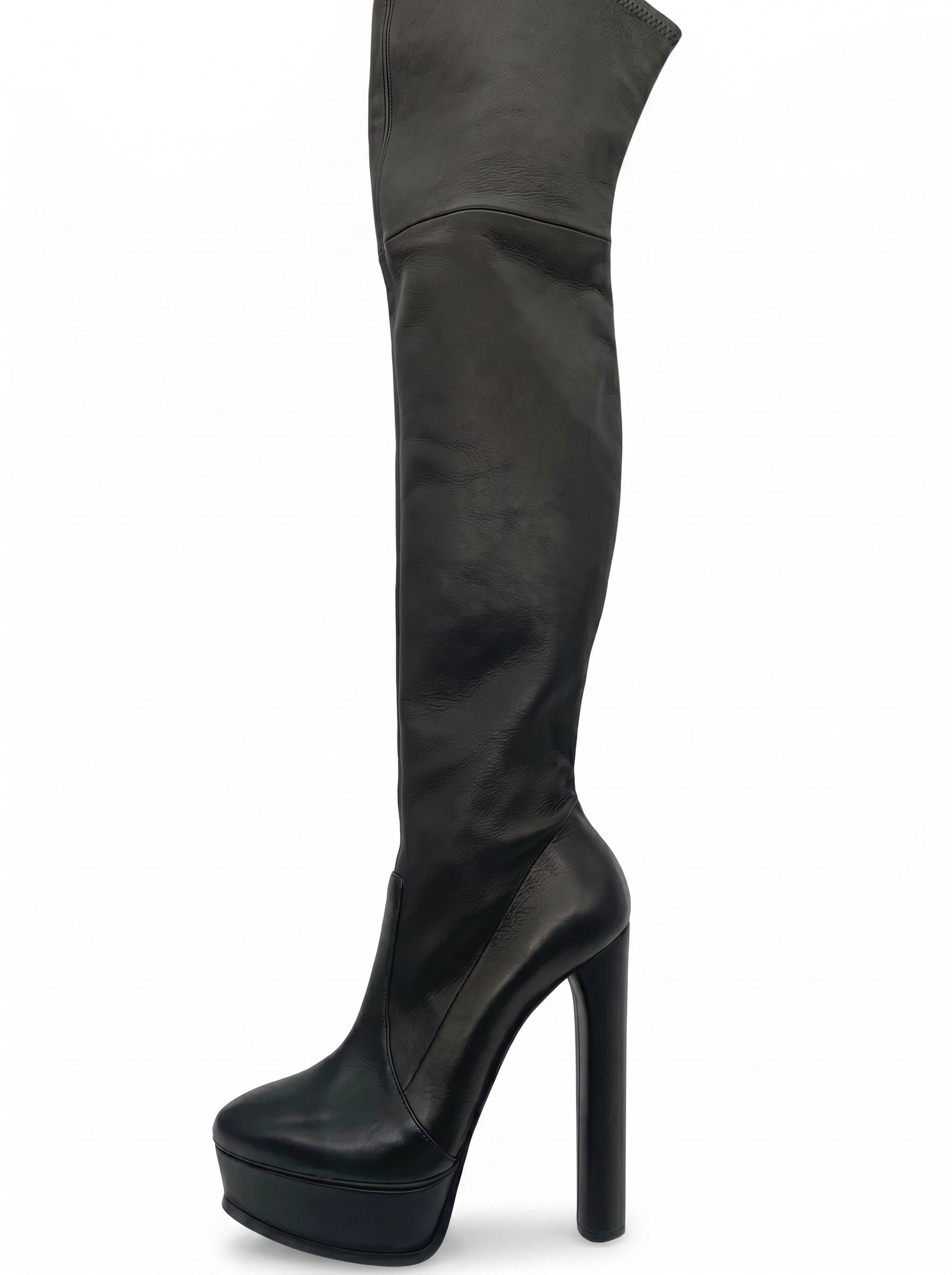 Casadei Flora Overknee Stiefel EU 41 Schwarz
