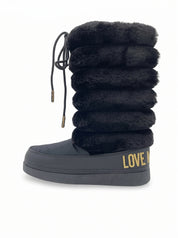 Moschino Shoes Love Kniehoch EU 35.5 Schwarz