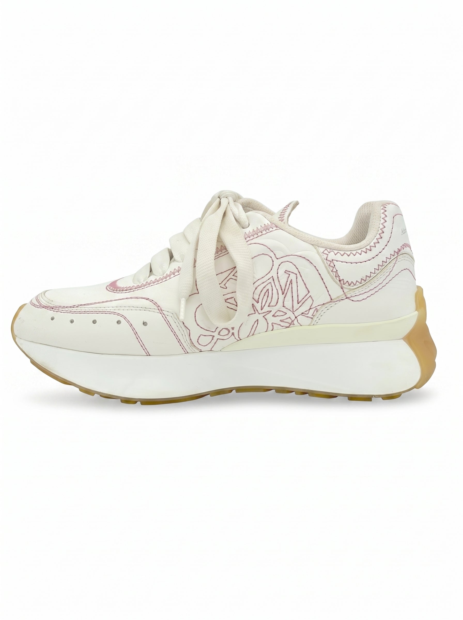 Alexander McQueen Sprint Runner Low Top Sneaker EU 36.5 Weiß