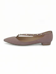 Valentino Rockstud Ballerina EU 37 Pink