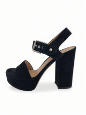 Gianvito Rossi Gina Platform Sandale mit Absatz EU 36.5 Schwarz
