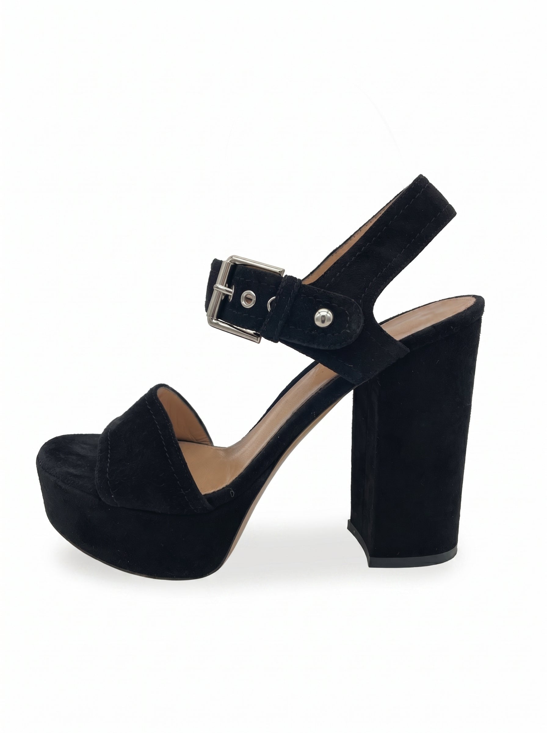 Gianvito Rossi Gina Platform Sandale mit Absatz EU 36.5 Schwarz