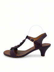 Chie Mihara Fringed T-Strap Sandale mit Absatz EU 41.5 Blau