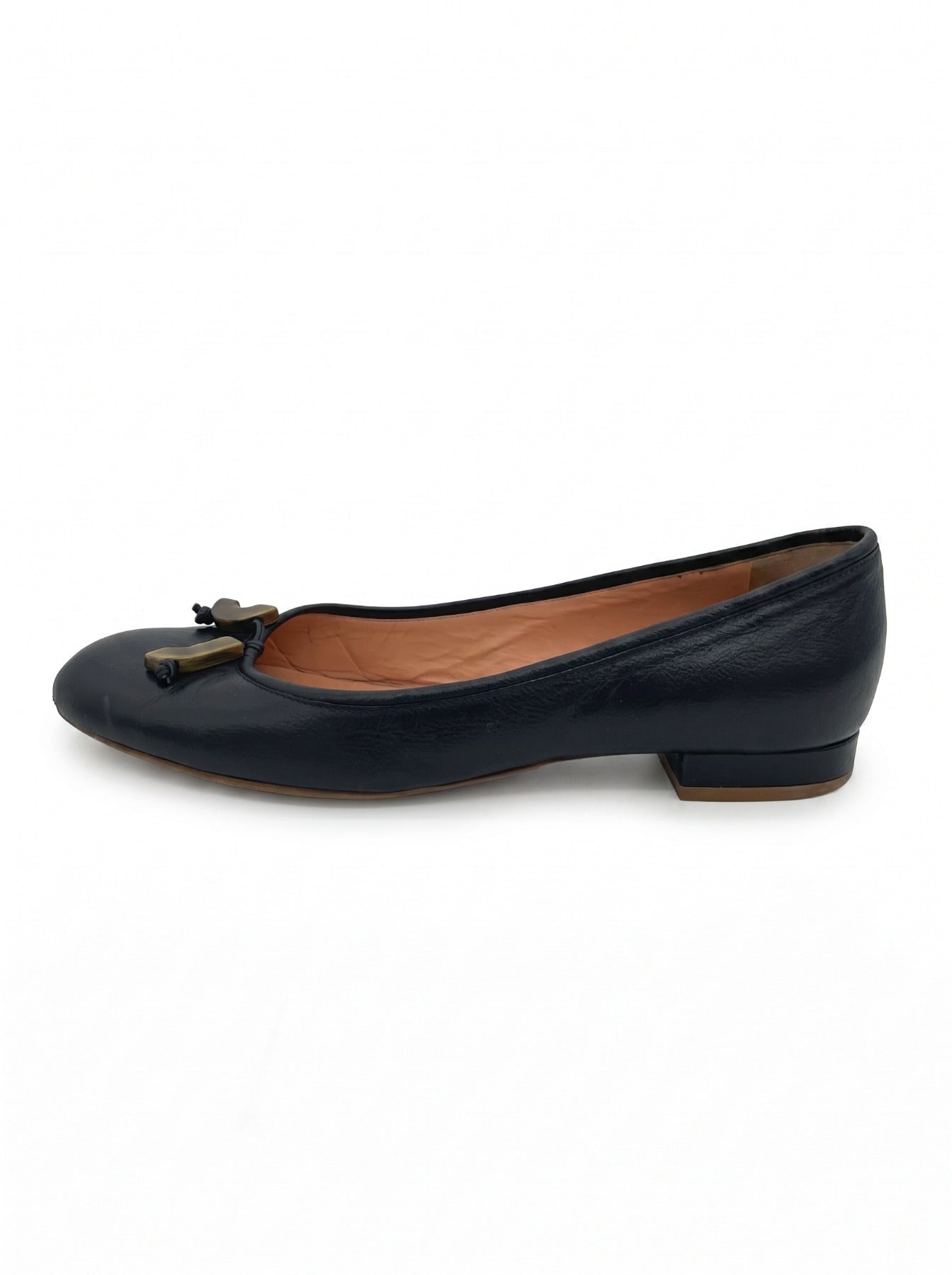 Charles Jourdan with Metal Detail Ballerina EU 37 Schwarz