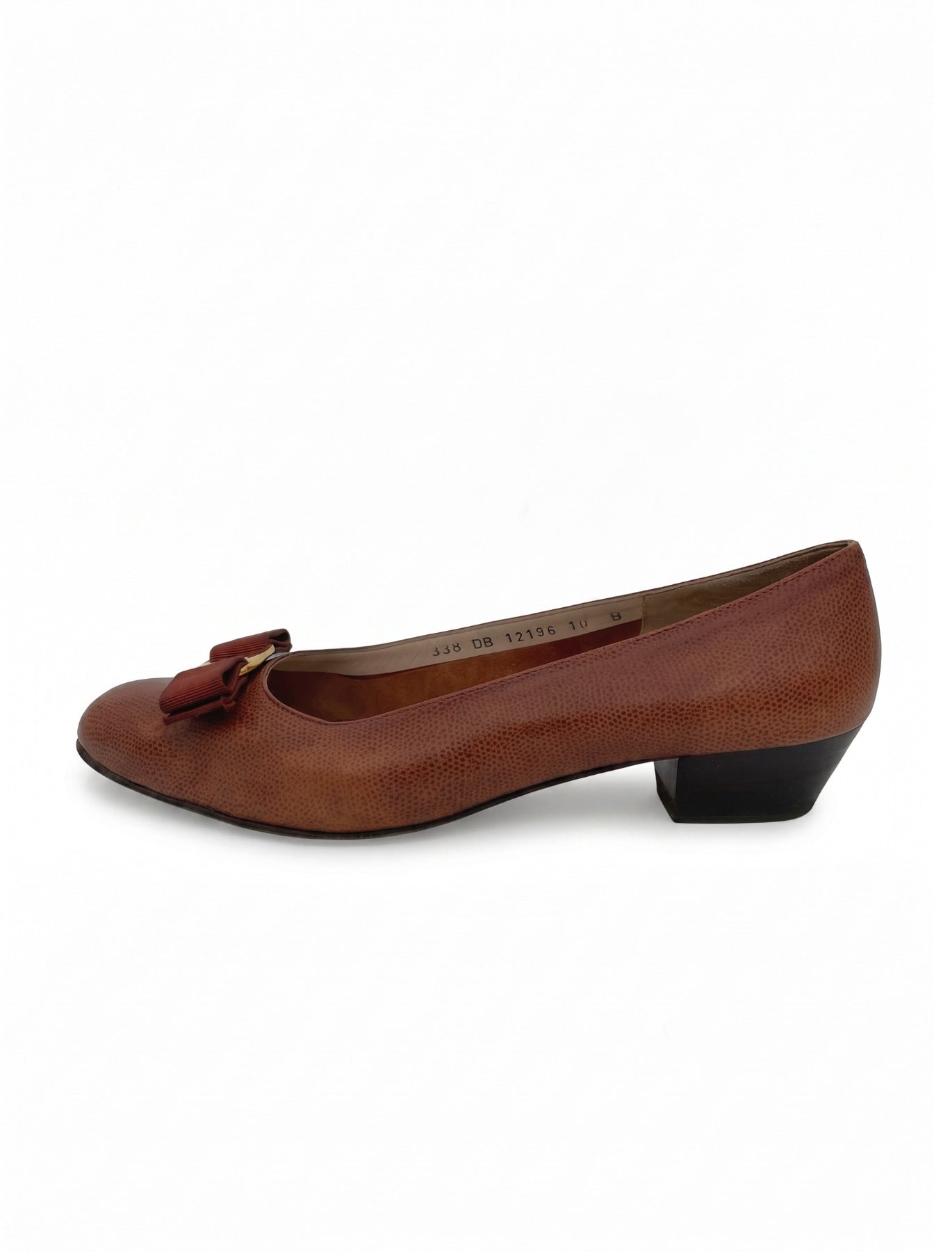 Salvatore Ferragamo Vara Pump EU 40.5 Braun