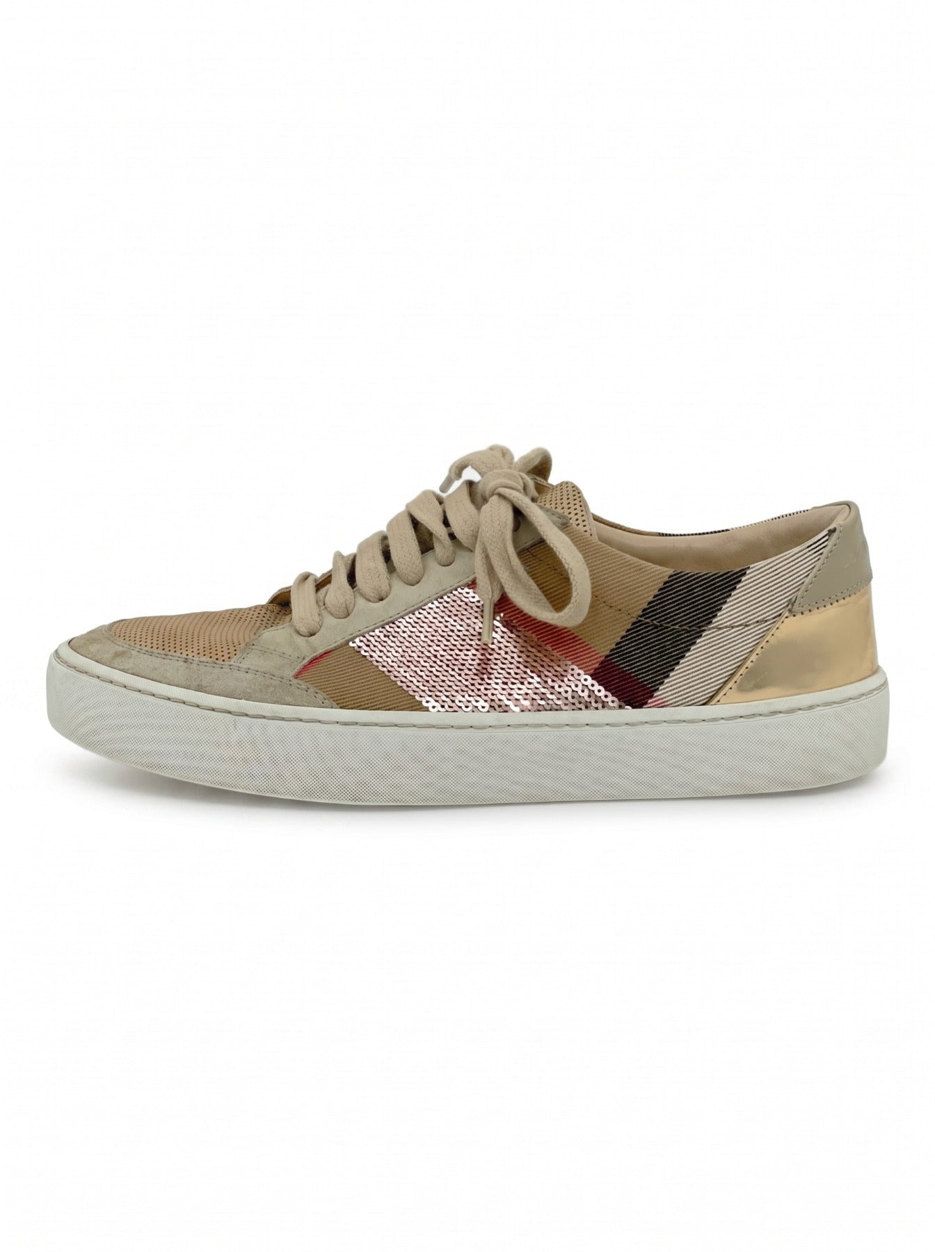 Burberry Salmond Low Top Sneaker EU 36 Mehrfarbig