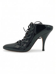 Givenchy Lace-up Patent Mule Pump EU 36 Schwarz