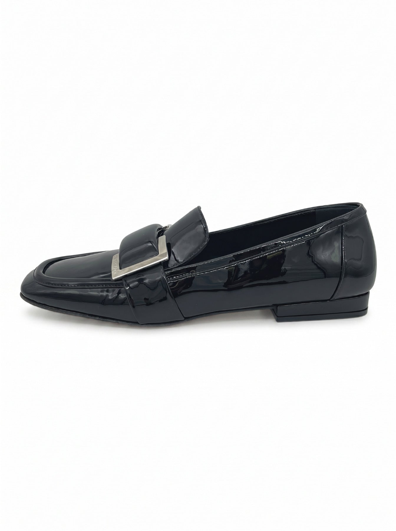 Sergio Rossi Lackleder Loafer EU 38.5 Schwarz