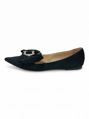 Jimmy Choo Gilly Ballerina EU 39.5 Schwarz