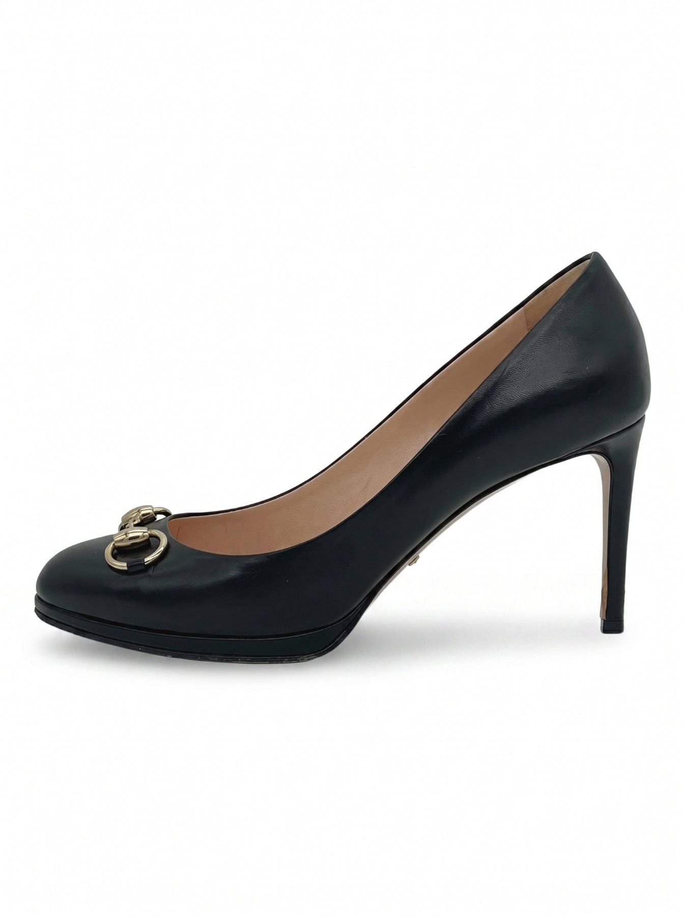 Gucci Horsebit Pump EU 38 Schwarz