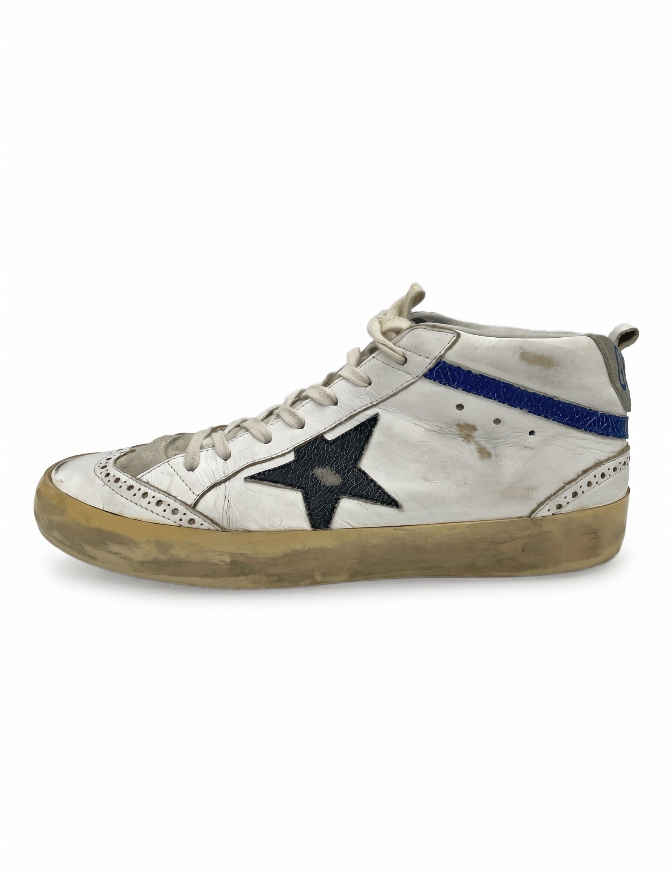 Golden Goose Mid Star Low Top Sneaker EU 41 Weiß