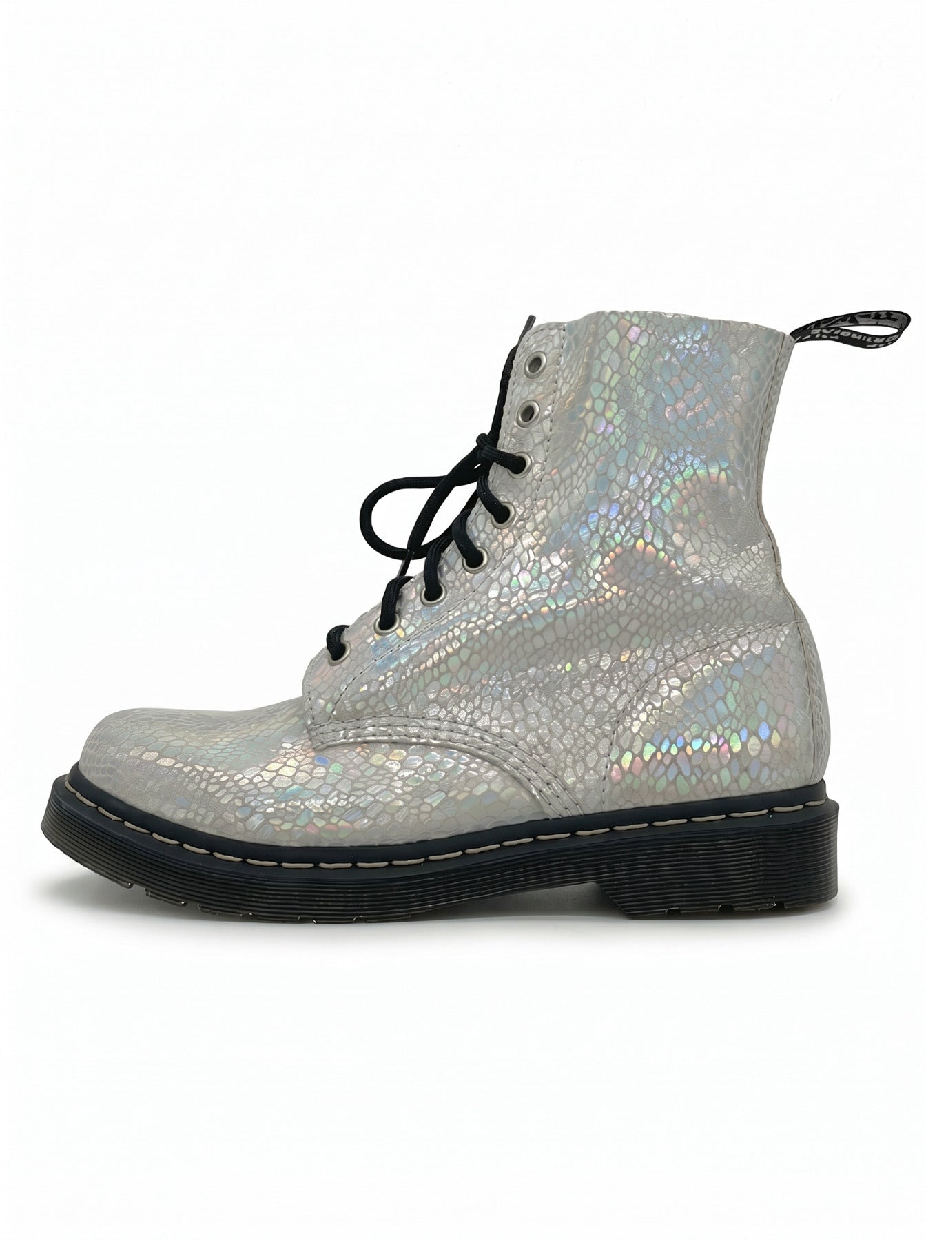 Dr. Martens 1460 Pascal Combat Stiefel EU 41 Metallic