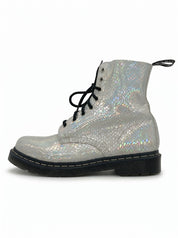 Dr. Martens 1460 Pascal Combat Stiefel EU 41 Metallic