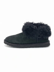 UGG Classic Ultra Mini Fluff Ankle Boot EU 36 Schwarz