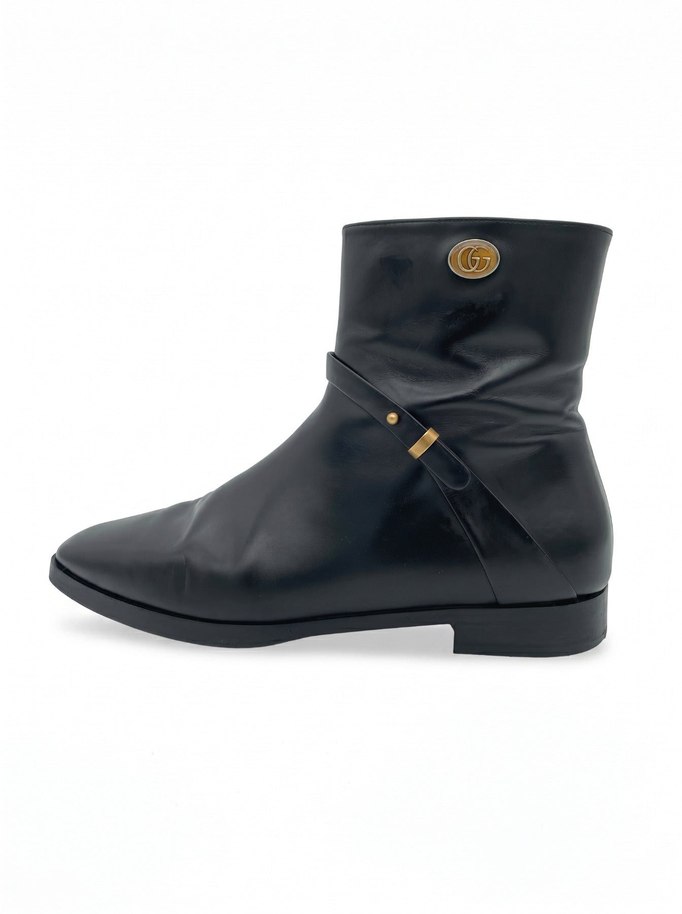 Gucci GG Ankle Boot EU 38.5 Schwarz