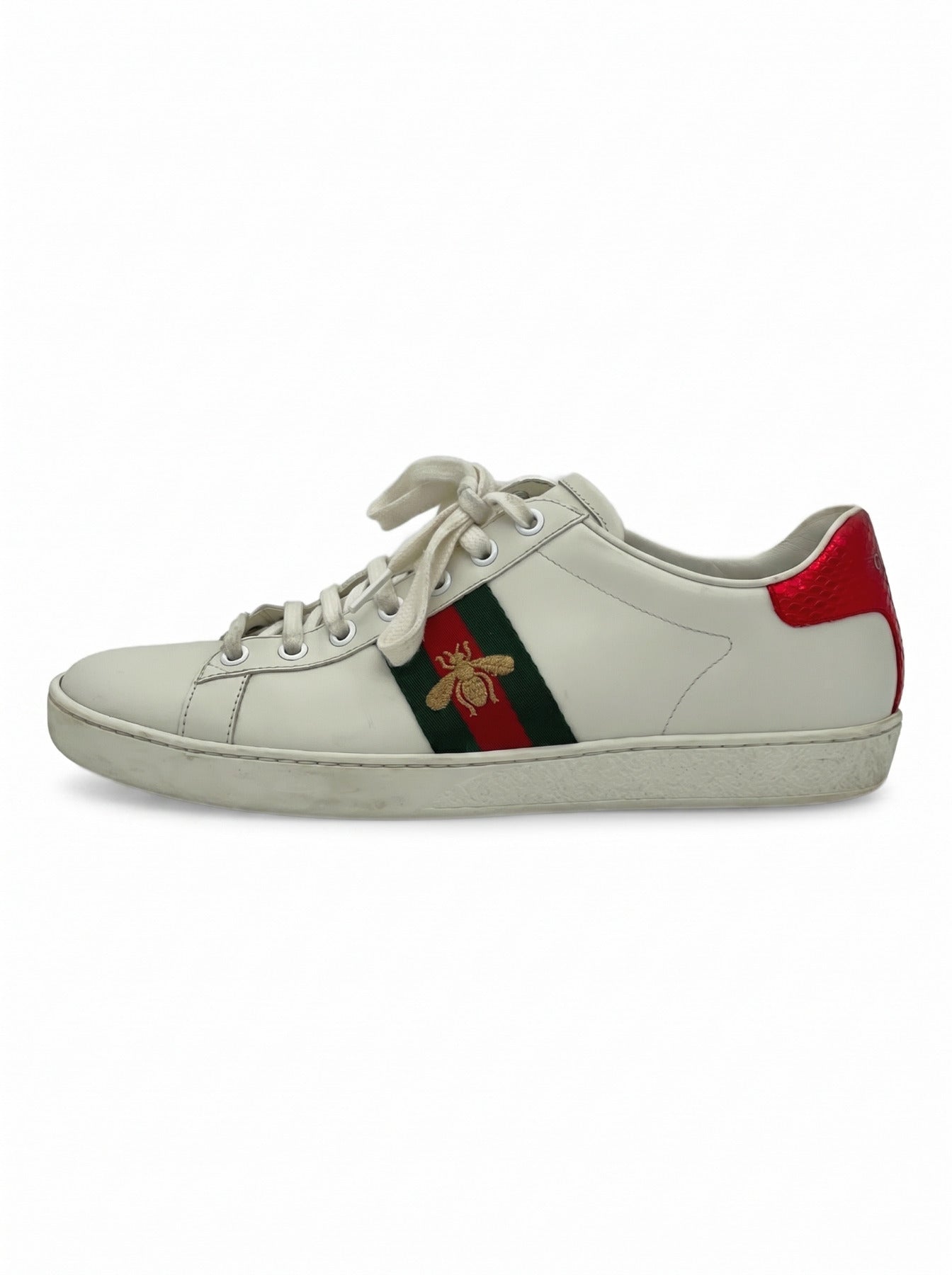 Gucci Ace Low Top EU 39.5 Weiß