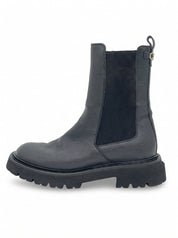 Salvatore Ferragamo Double Gancini Chelsea EU 38 Schwarz