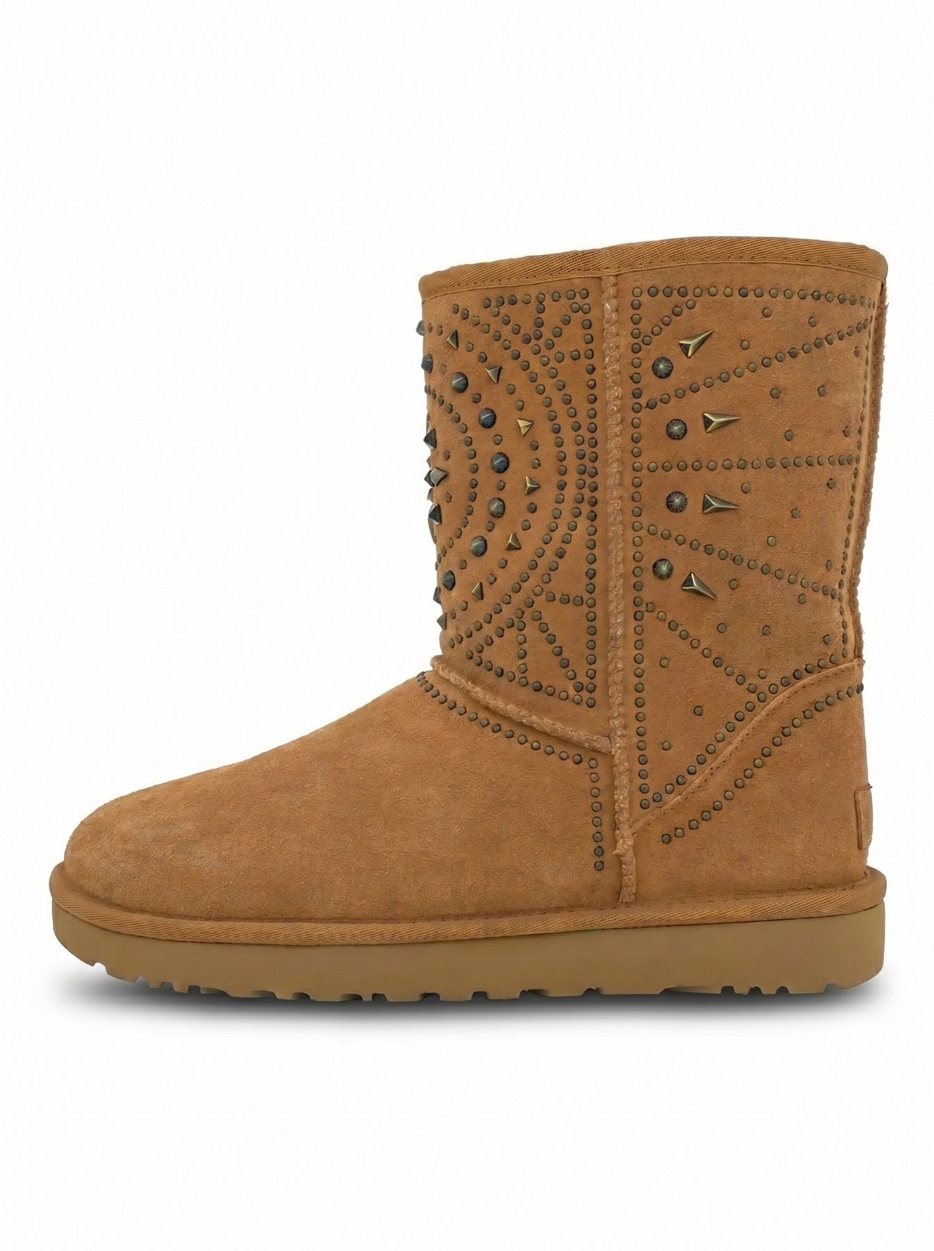 UGG Fiore Deco Studs Ankle Boot EU 41 Braun
