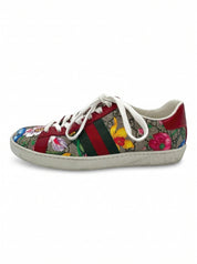 Gucci Ace GG Floral Low Top Sneaker EU 36.5 Mehrfarbig