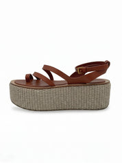Max Mara Biarritz  Riemchensandale EU 40 Braun