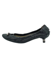 Tod's Girls Laccetto Kitten Heel EU 37.5 Schwarz