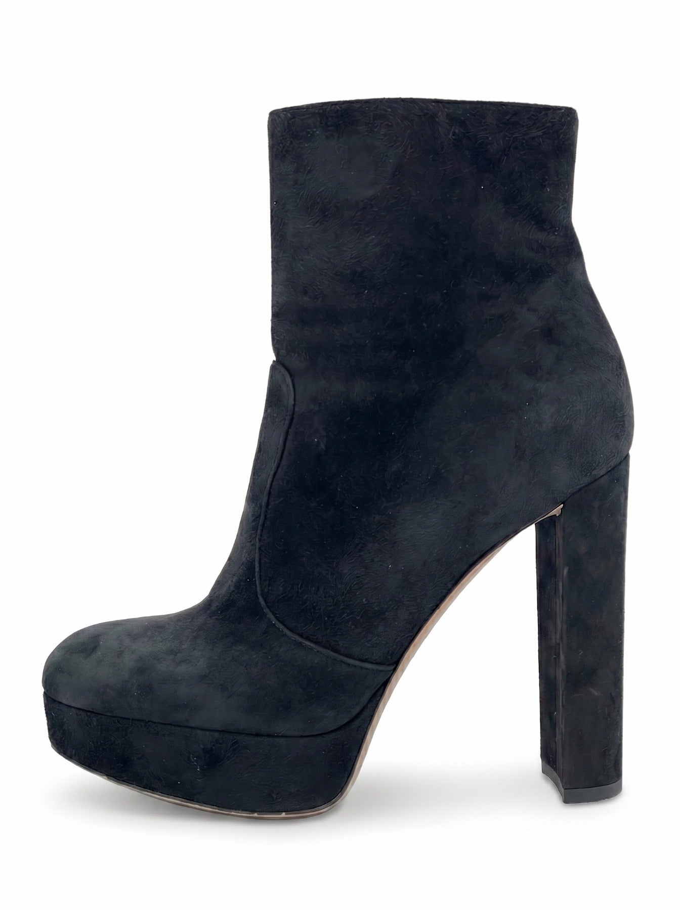 Gianvito Rossi Brook 120 Suede Ankle Boot EU 37 Schwarz