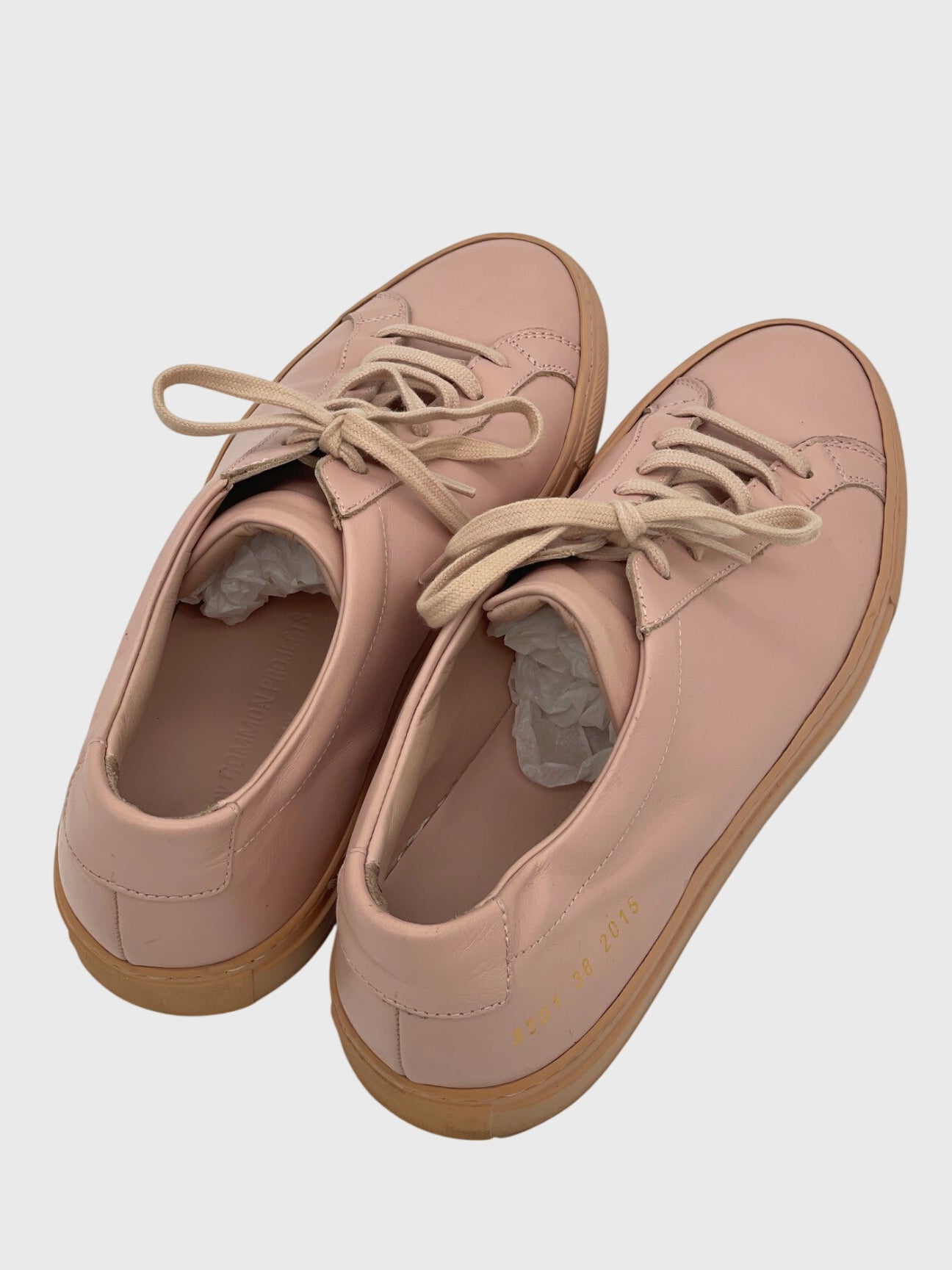 Common Projects Achilles Low Top Sneaker EU 39.5 Pink - Image 4