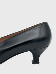 Sergio Rossi Leather Pump EU 38.5 Schwarz - Image 5