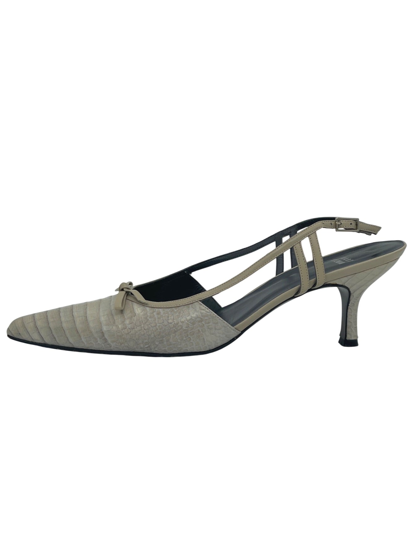 Stuart Weitzman Slingback with Bow Slingback EU 42 Beige - Image 1