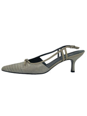 Stuart Weitzman Slingback with Bow Slingback EU 42 Beige - Image 1
