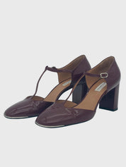 Fratelli Rossetti T-Strap Patent Pump EU 38 Rot - Image 3