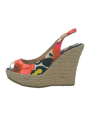 Jimmy Choo Canvas-Espadrilles Sandale mit Absatz EU 38 Mehrfarbig - Image 1