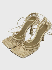 Bottega Veneta Stretch Pump EU 39 Beige - Image 3