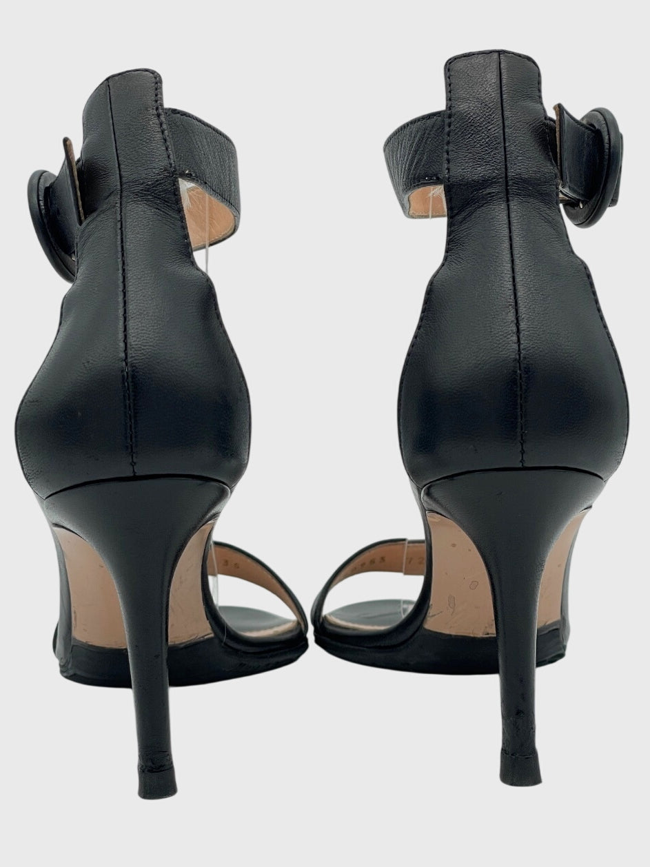 Gianvito Rossi Portofino Sandale mit Absatz EU 35 Schwarz - Image 8