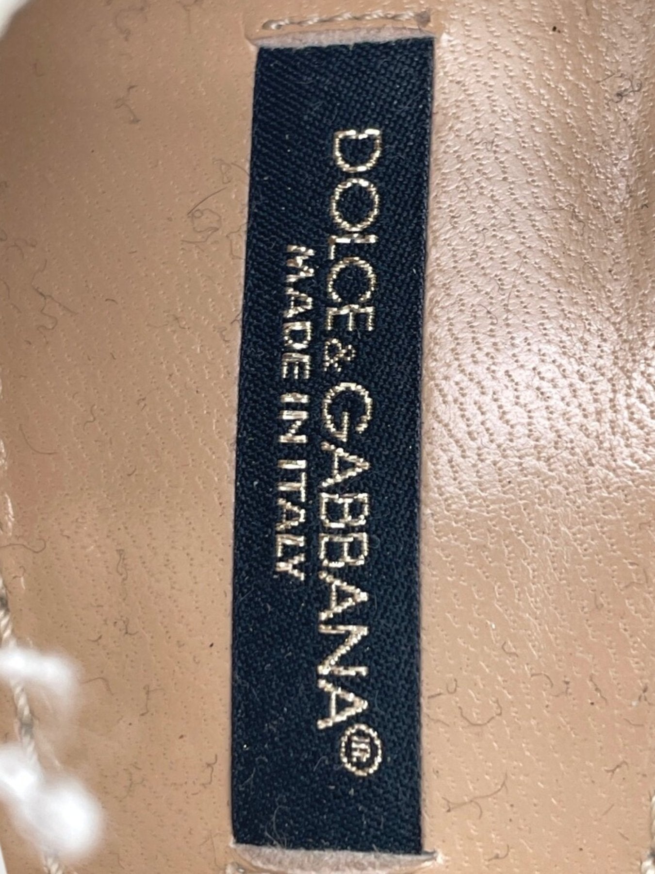 Dolce & Gabbana Bellucci Pump EU 40 Beige - Image 10
