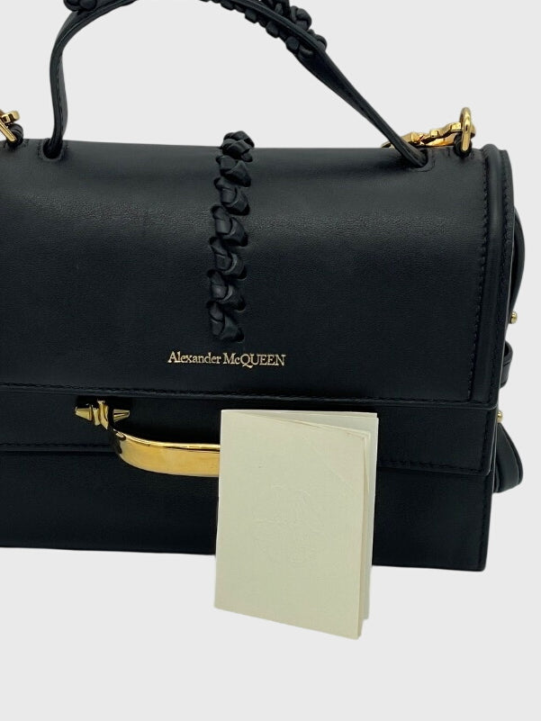 Alexander McQueen The Story Henkeltasche Schwarz - Image 18