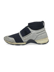Chanel Glitter Knit Sock High Top Sneaker EU 38 Mehrfarbig