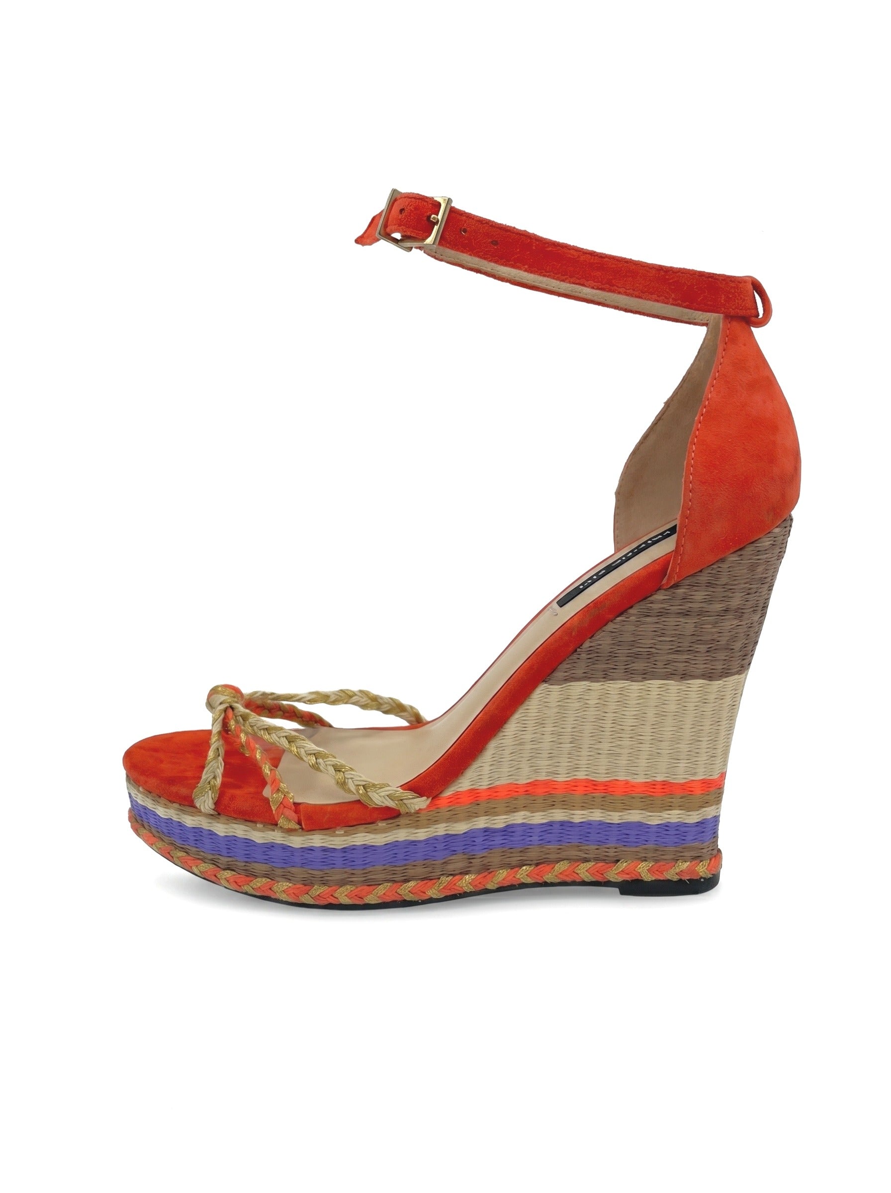 Patrizia Pepe Wedge Sandale mit Absatz EU 39 Mehrfarbig