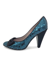Marc Jacobs Sequins Block Pump EU 38.5 Metallic
