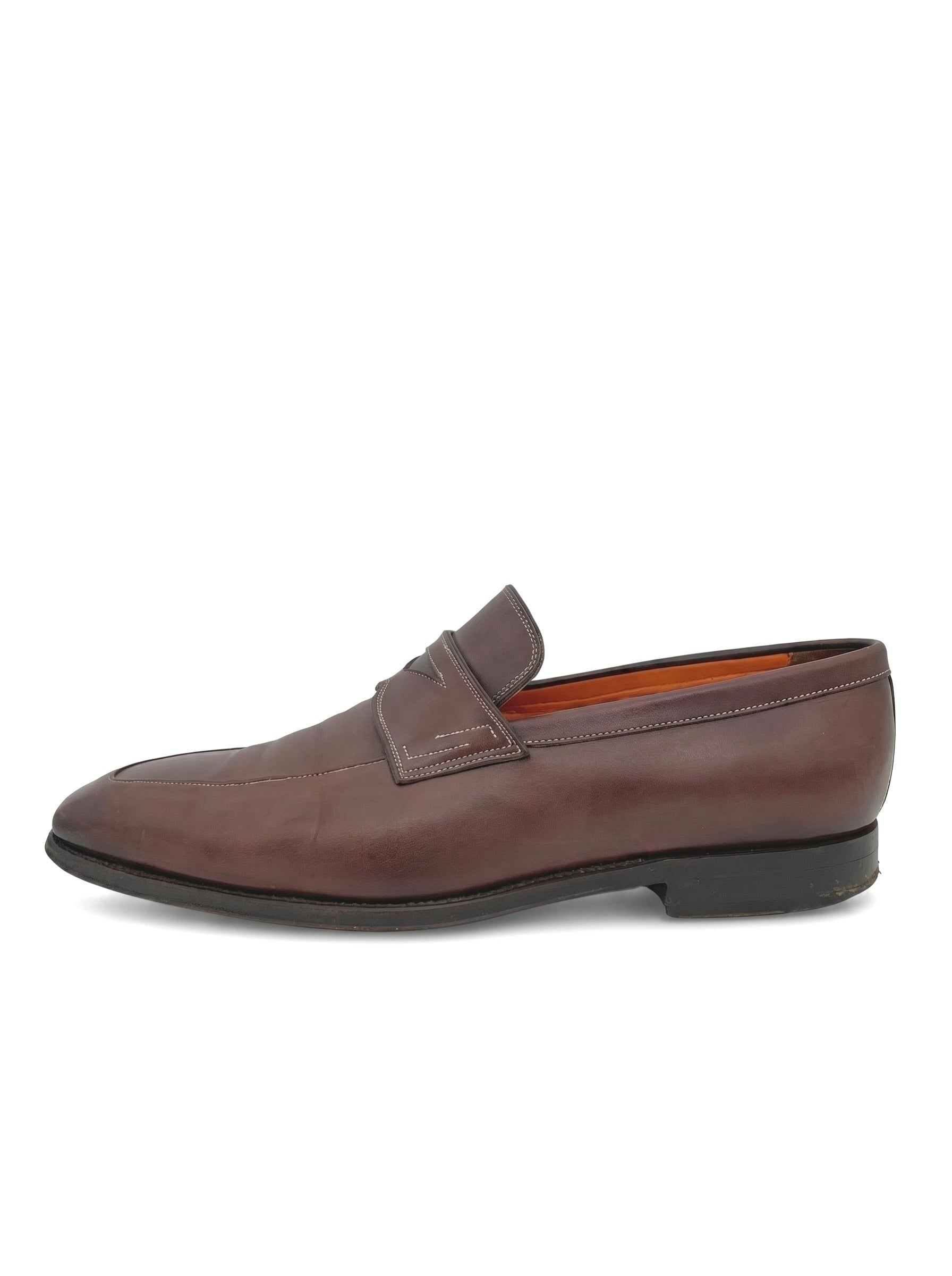Santoni Carlos Penny Loafer Loafer EU 43.5 Braun