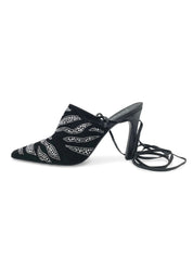 Just Cavalli Sandalo Donna Mule Pump EU 41 Schwarz