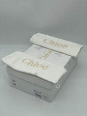 Chloé Lauren Low Top Sneaker EU 40 Beige - Image 8