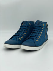 Louis Vuitton Punchy High Top Sneaker EU 38.5 Blau - Image 3
