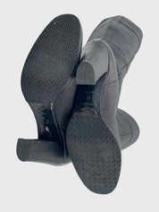 Prada Vintage Cervo Stiefel EU 37 Schwarz - Image 10