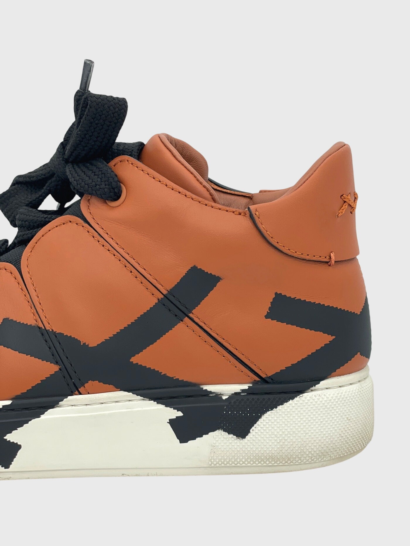 Zegna Tiziano XXX High Top Sneaker EU 42 Braun - Image 5